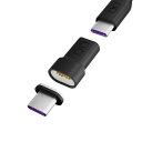 CIO USB-C マグネット変換アダプタ ストレート ブラック CIOMGCTICCBK