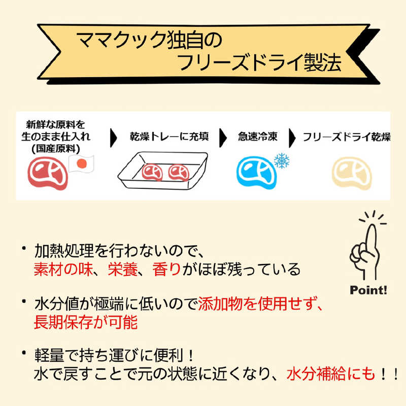 ママクック　りんごのビスケット 犬用 60g