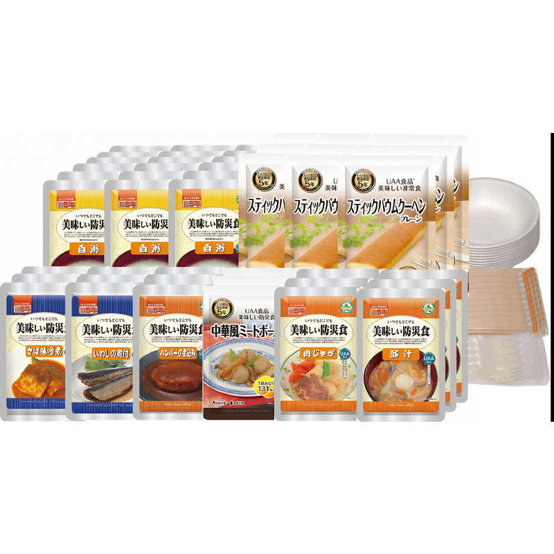 アルファフーズ　美味しい防災食セット ファミリーセット(3人×3日分)　FS45