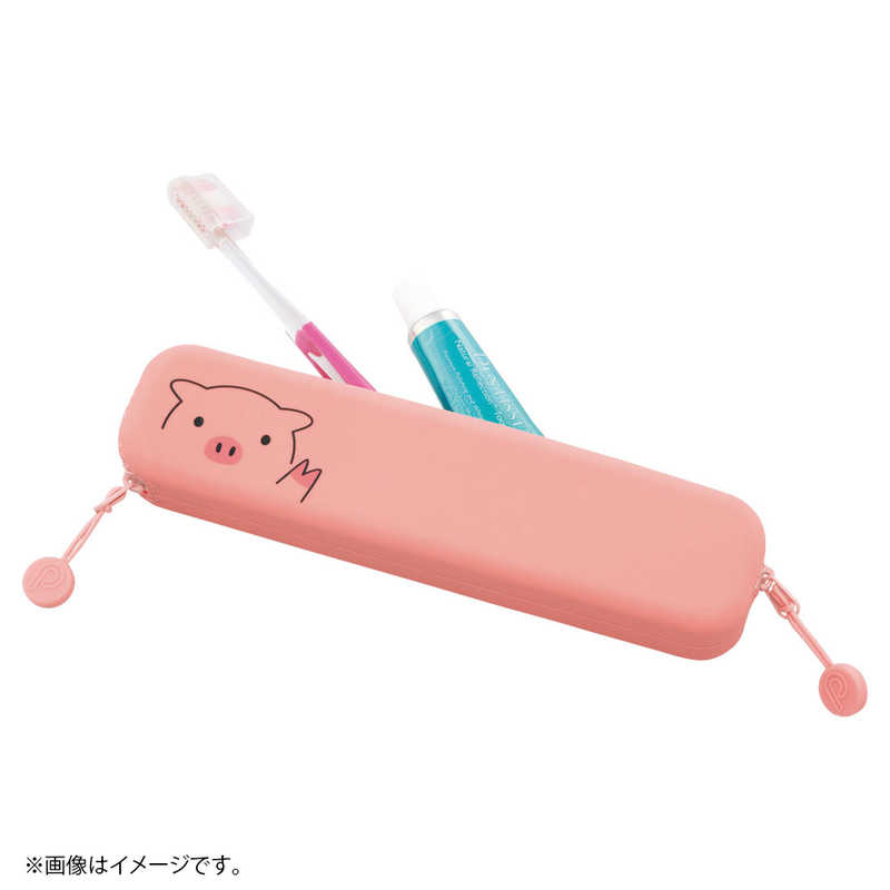 リヒトラブ　SMART　FIT　PuniLabo　スリムファスナーポーチ　A77174 ハチワレネコ