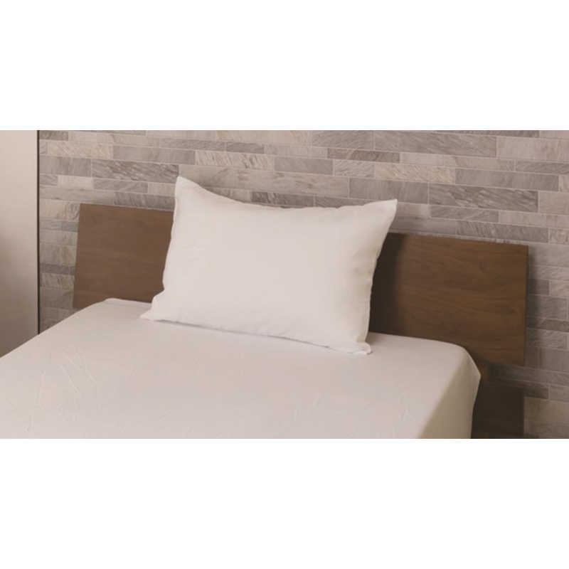 大宗 (枕カバー)DSC2263 綿100％枕カバー ファスナー式 ホワイト ［43×63cm枕用 /ファスナータイプ］