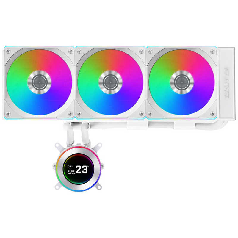 LIANLI　HydroShift II LCD-C 360CL White　LL-HS2-LCD-360CL-WT