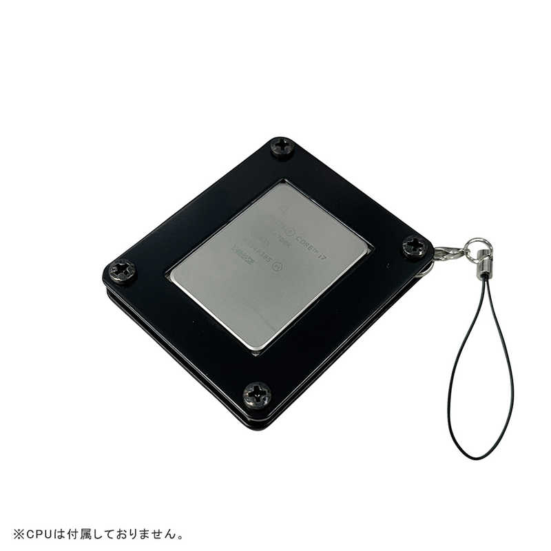長尾製作所　CPUキーホルダー ［LGA1700対応モデル］ ブラック　NM-CPUKEY-LGA17