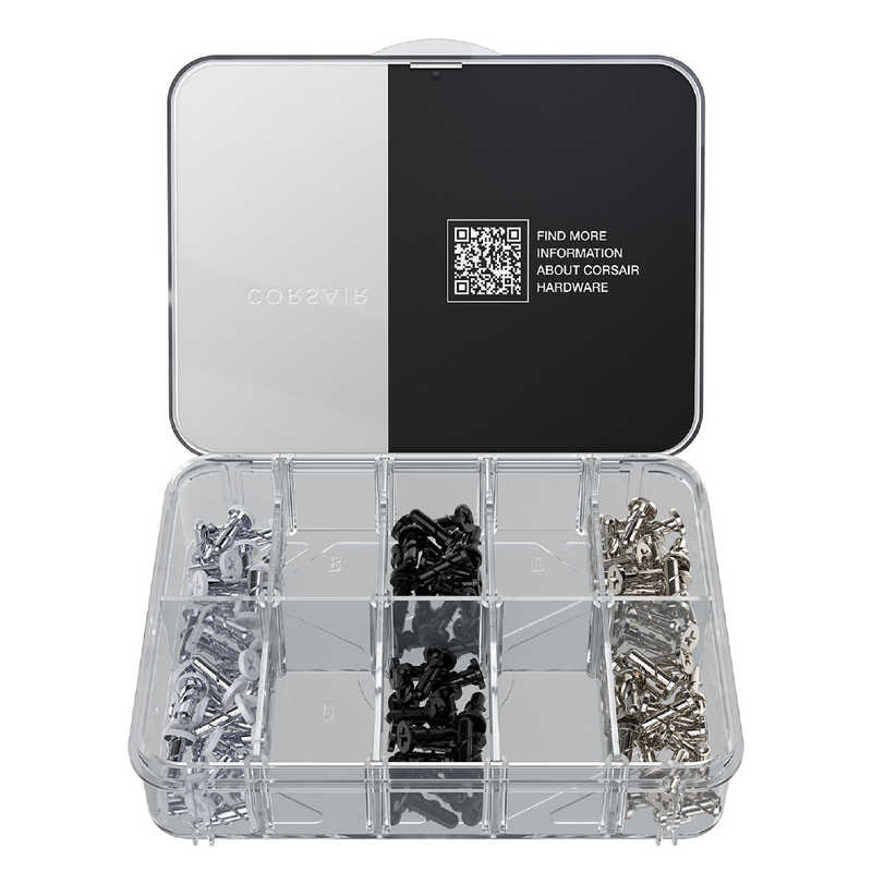 ���륻����CORSAIR��QuikTurn Fan Screw Pack 96pc(Black/Nickel/White)��CC-8900823