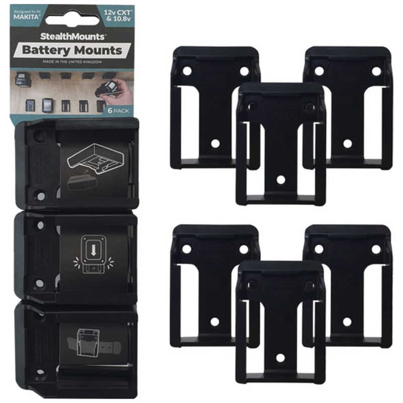 STEALTHMOUNTSƥ륹ޥ Хåƥ꡼ޥȥޥ12V(6)֥åBMMK12BLK6