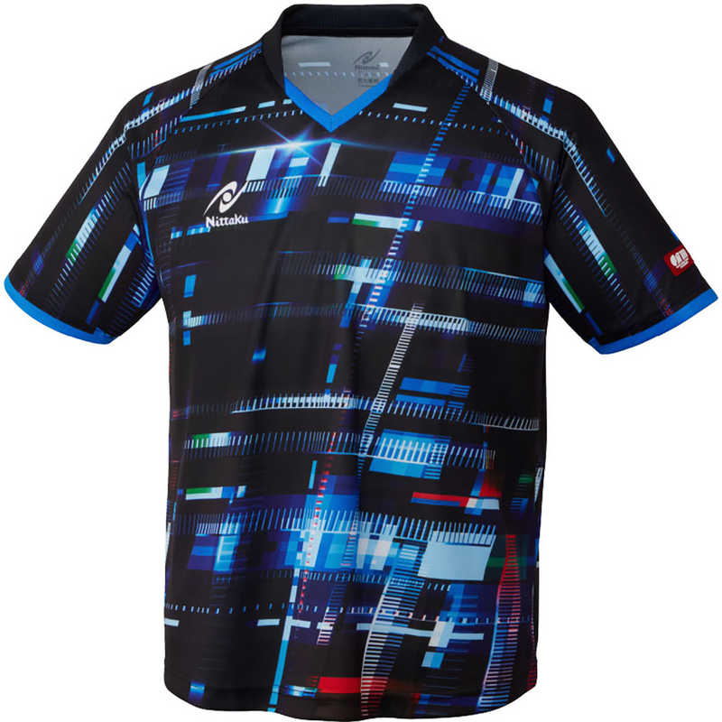 ニッタク　卓球用品 Nittaku ユニセックス スカイステラシャツ ブルー M　NW2213