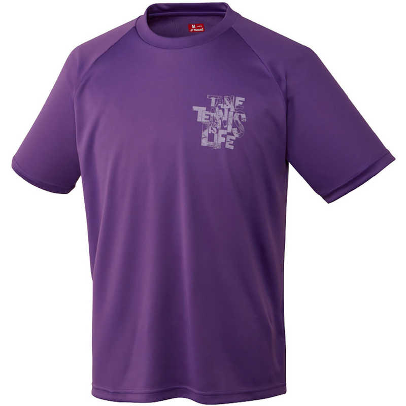 ニッタク 卓球用品 Nittaku ユニセックス ワンポイントTシャツ パープル O NX2016