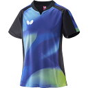 バタフライ 卓球用品 Butterfly レディース グレスリー・シャツ・レディース ロイヤルブルー XO 46329