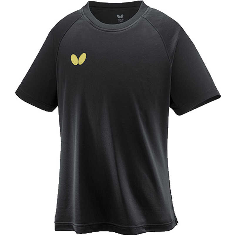 バタフライ　卓球用品 Butterfly ユニセックス ウィンロゴ・TシャツII ブラック/ゴールド S　46420