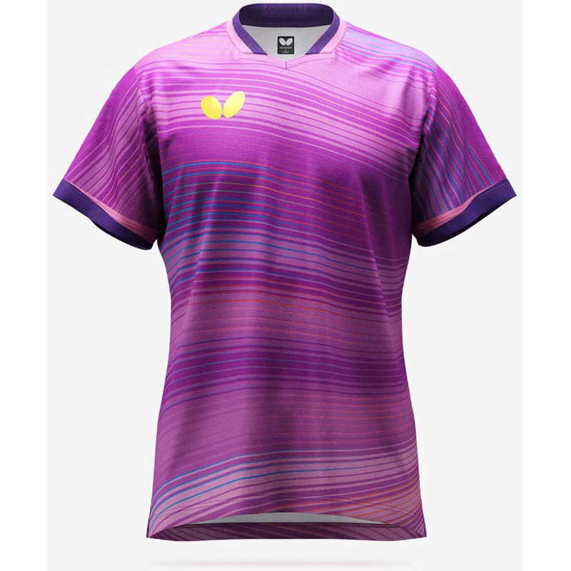 バタフライ　卓球用品 Butterfly ユニセックス エリスター11・シャツ パープル SS　46510