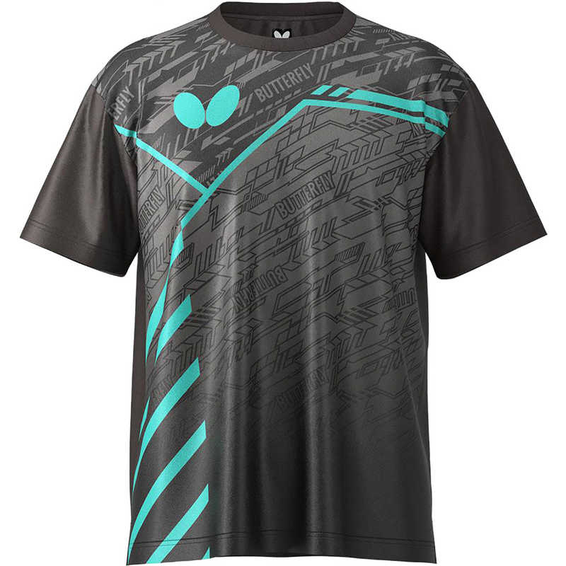 バタフライ　卓球用品 Butterfly ユニセックス レクート・Tシャツ ブラック S　46790