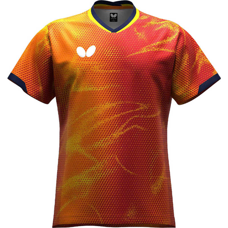 バタフライ　卓球用品 Butterfly エリスター12・シャツ [男女兼用 /XOサイズ] ダージリンレッド (返品交換不可)　47120