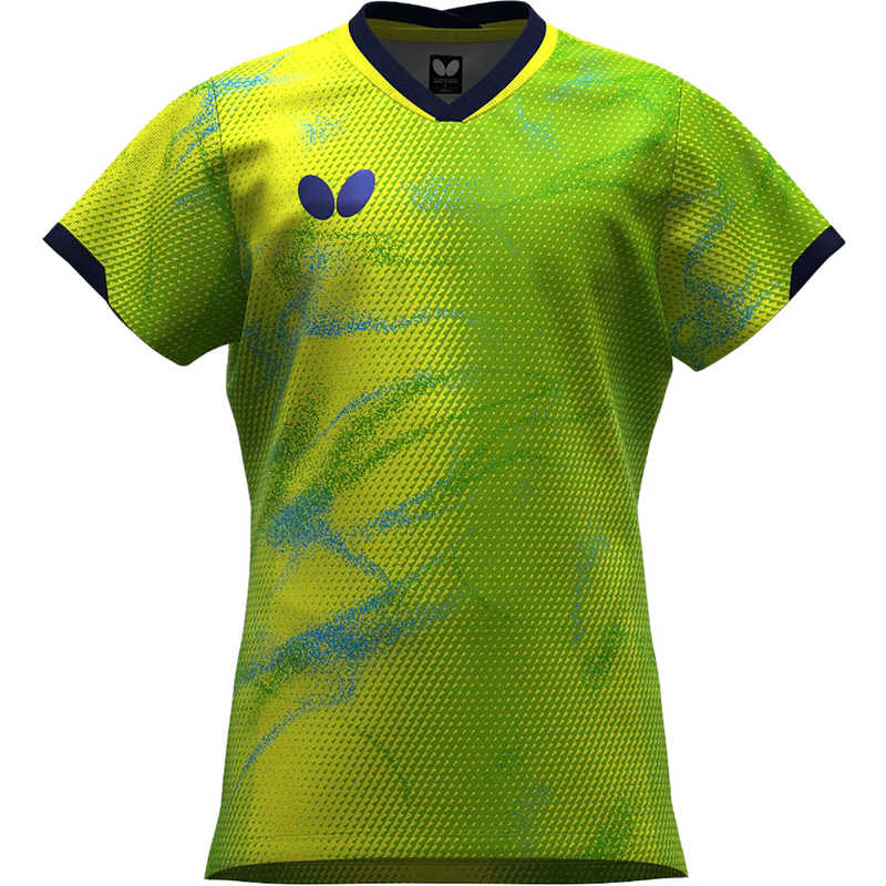 バタフライ　卓球用品 Butterfly ジュニア エリスター12・シャツ・ジュニア ライム 150　47130