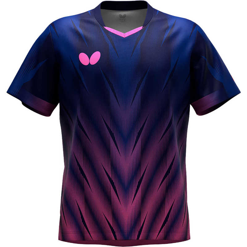 バタフライ　卓球用品 Butterfly ユニセックス フレイザー・シャツ ネイビー 2XO　47170