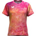 バタフライ 卓球用品 Butterfly レディース ルイネス・シャツ ロゼ L 47199