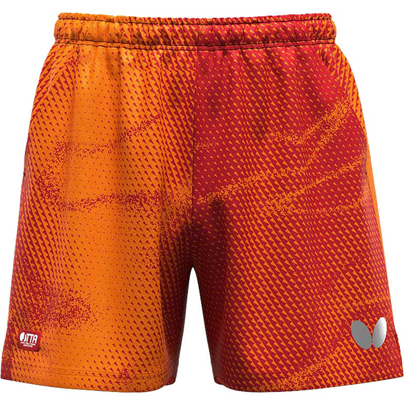 バタフライ　卓球用品 Butterfly ユニセックス エリスター12・パンツ ダージリンレッド S　52310