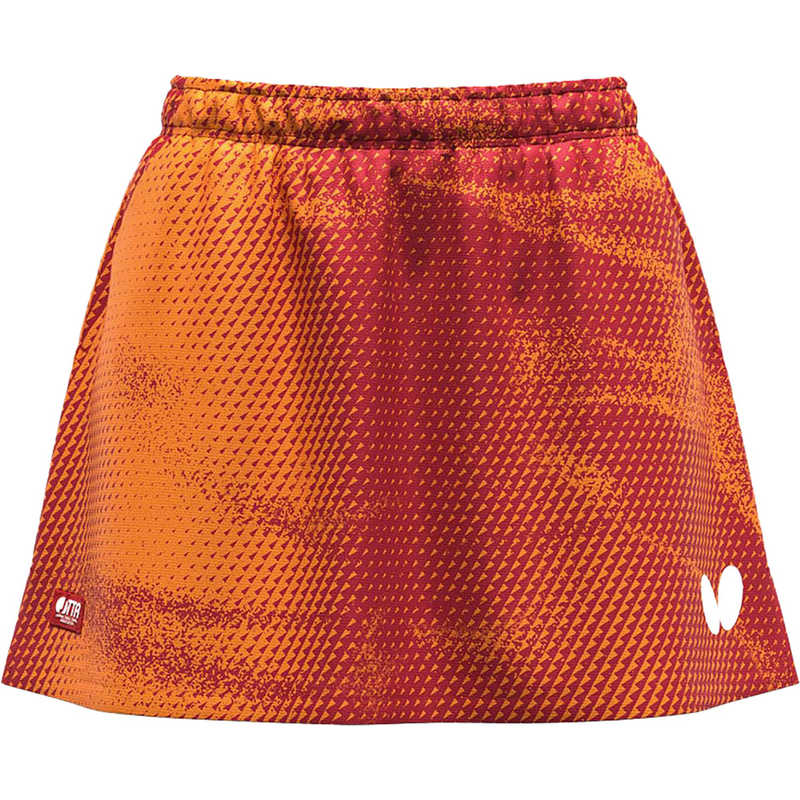 バタフライ　卓球用品 Butterfly レディース エリスター12・スカート ダージリンレッド M　52329