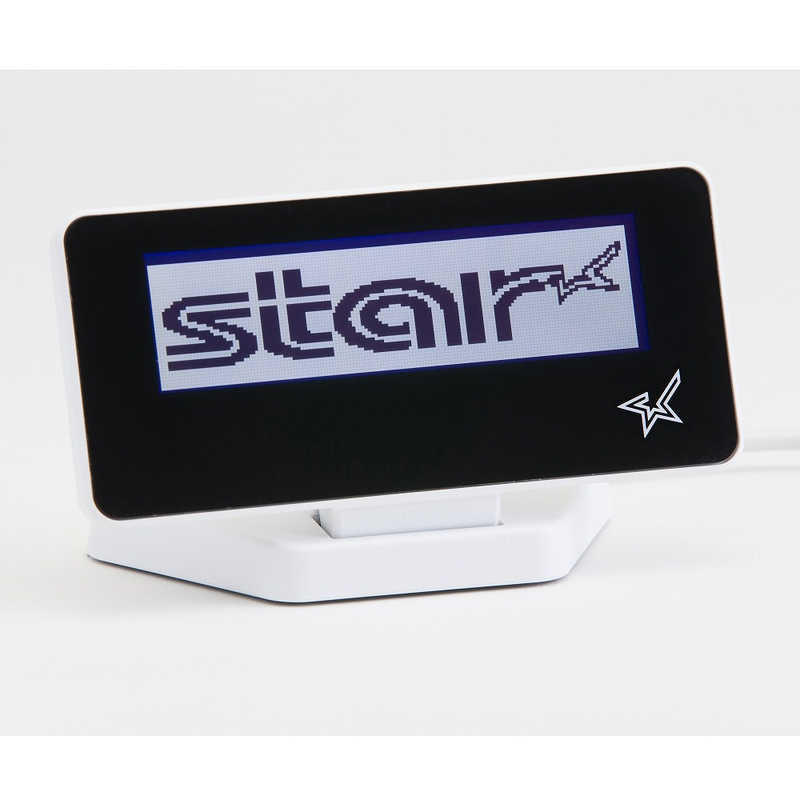 スター精密　カスタマーディスプレイ ホワイト(エアレジ対応)　SCD222UWHT