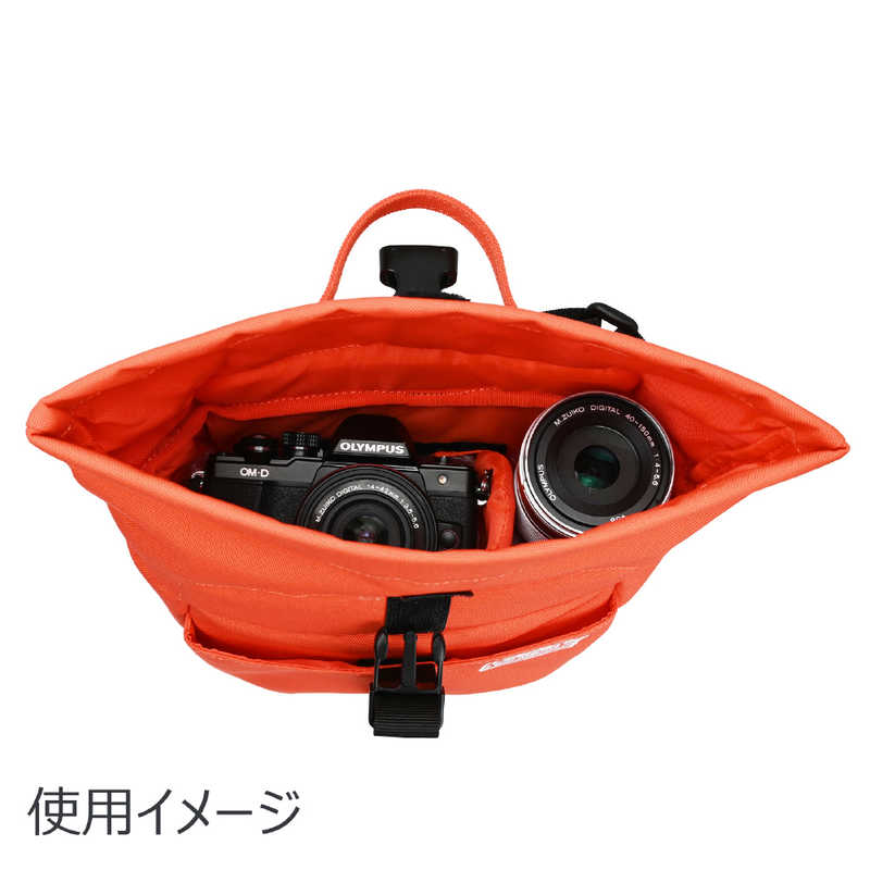 エツミ　Coleman ロールバッグS オレンジ　CO-8792
