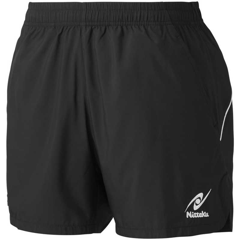 ニッタク　卓球用品 男女兼用 カルマルショーツ O ブラック×ホワイト　NW-2509