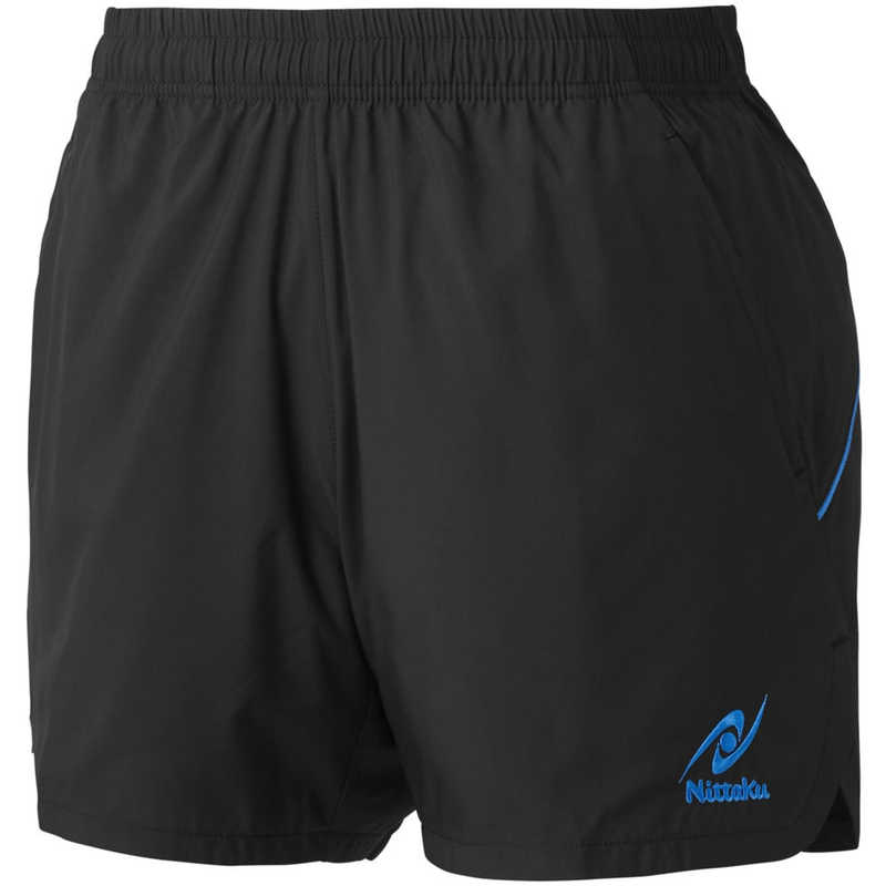 ニッタク　卓球用品 男女兼用 カルマルショーツ XO ブラック×ブルー　NW-2509