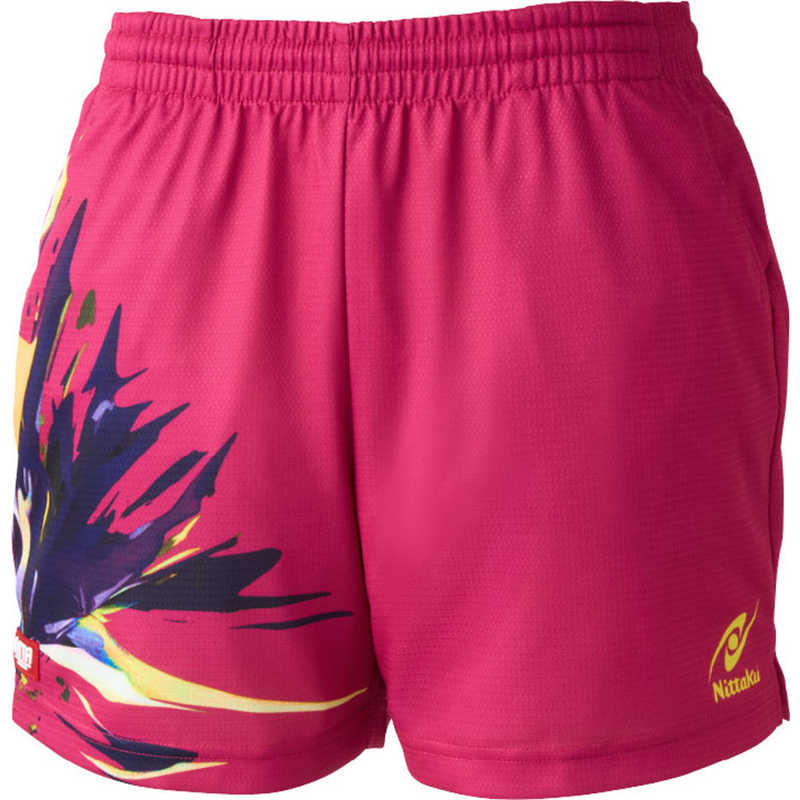 ニッタク　卓球用品 男女兼用 ブライトバーストショーツ M ロゼ　NW-2523