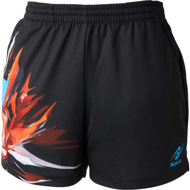 ニッタク　卓球用品 男女兼用 ブライトバーストショーツ O ブラック　NW-2523