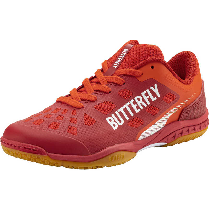 バタフライ　卓球用品 男女兼用 卓球シューズ レゾライン レバリス [男女兼用/28.5cm] フラッシュレッド　93710