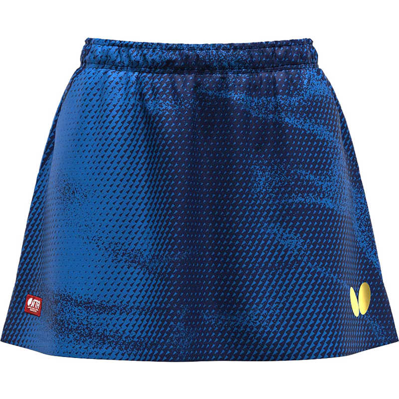 バタフライ 卓球用品 Butterfly レディース エリスター12・スカート ダークブルー 2XO 52329