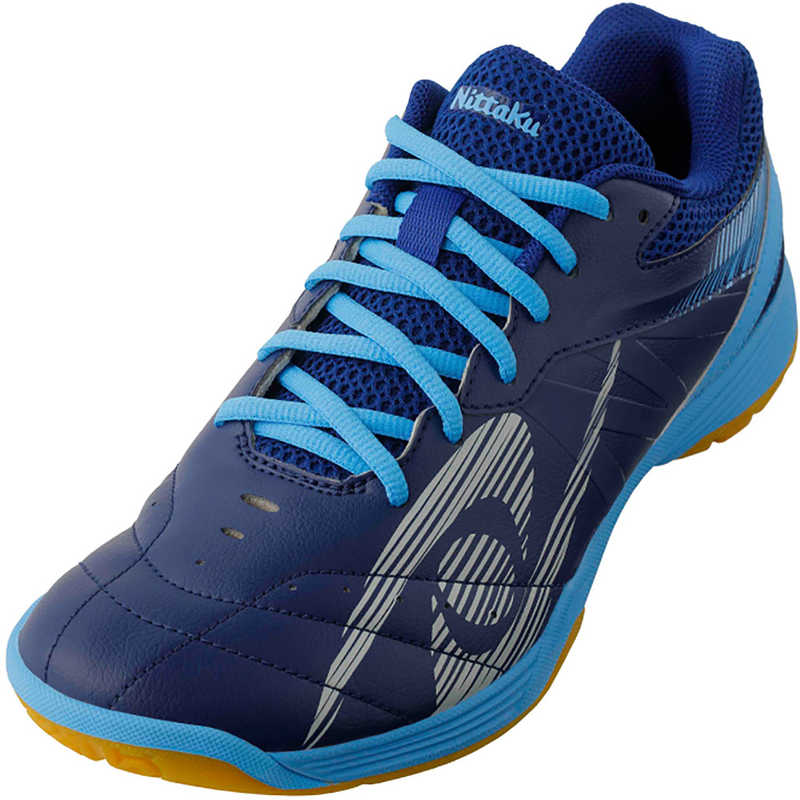 ニッタク　卓球用品 卓球シューズ Nittaku ユニセックス ムービングエース [男女兼用/23.0cm] ネイビー×サックス　NS4438