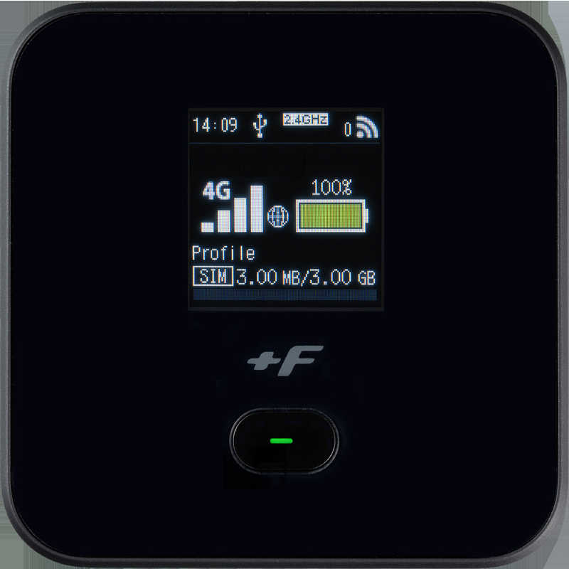 富士ソフト　(SIMフリー) eSIM対応4GモバイルWi-Fiルーター FS045W ［eSIM対応］ ［ナノSIM］　FS045WMB1