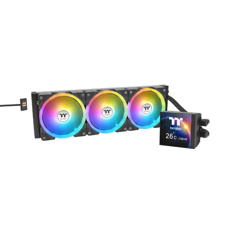 THERMALTAKE MAGFloe 360 Ultra Black All-In-One Liquid Cooler System CL-W432-PL12SW-A