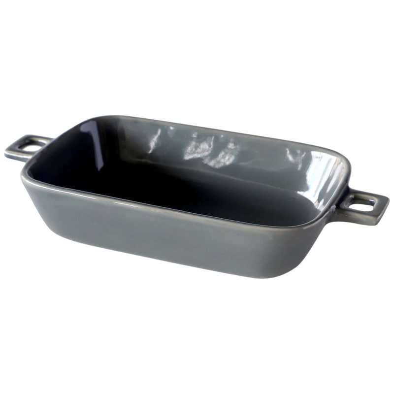 丸利玉樹利喜蔵商店　ヒナタ レクタングルハンドルグラタン GY　ヒナタレクタングルハンドルグラタン