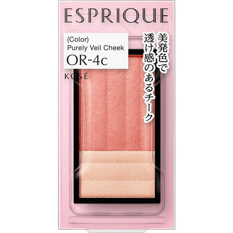 コーセー　ESPRIQUE (エスプリーク) ピュアリーベール チーク レフィル OR-4c やさしいアプリコットオレンジ