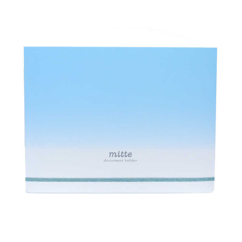 サンスター文具　(限定)ドキュメントホルダー5P mitte ブルーソーダ　S2174642