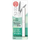 プラス 携帯はさみ フッ素コート Twiggy(ツイッギー) ポーチサイズ ホワイト SC-100PS
