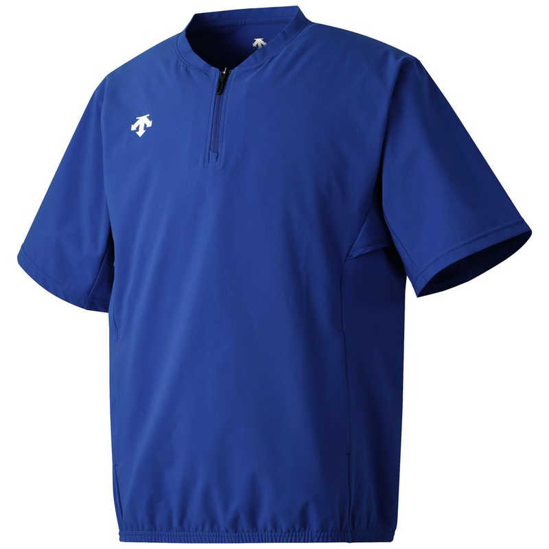 デサント　DESCENTE 半袖 ストレッチジャケット ブルー XO DB5SJK32M 【返品交換不可】　DB5SJK32M_25SS