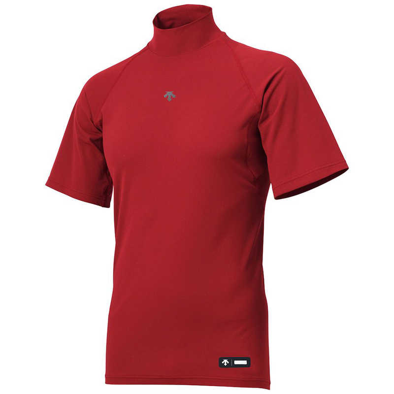 デサント　DESCENTE ハイネック半袖アンダーシャツ レッド M DB5SUD11M 【返品交換不可】　DB5SUD11M_2..