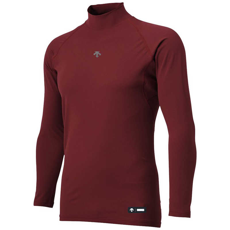 デサント　DESCENTE ハイネック長袖アンダーシャツ ワインレッド XO DB5SUD21M 【返品交換不可】　DB5S..