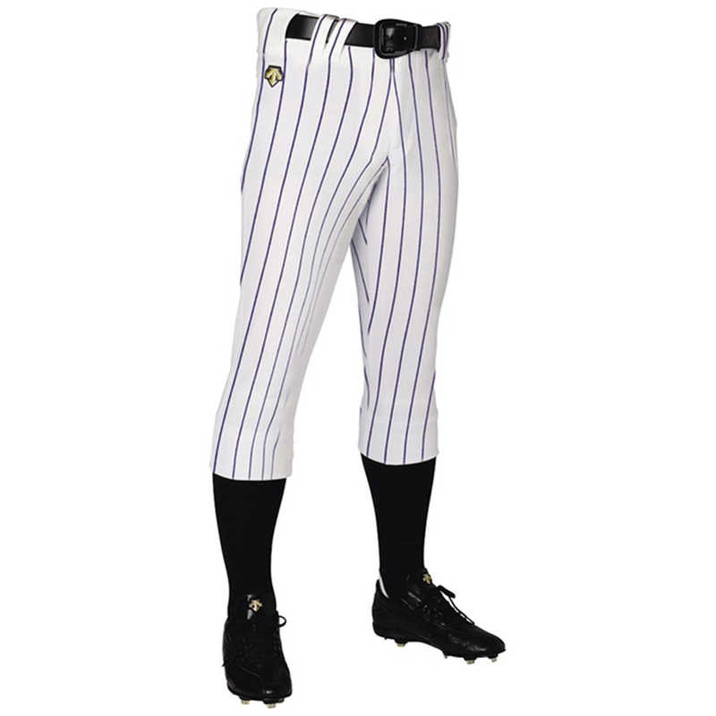 デサント　DESCENTE ショートフィットパンツ Sホワイト×ネイビー L DB6014PB 【返品交換不可】　DB6014PB_25SS