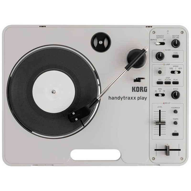 コルグ　KORG　ポータブル・レコードプレーヤー　handytraxx play