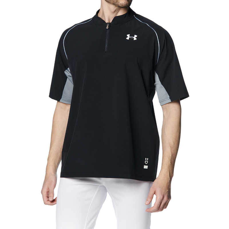 アンダーアーマー　UNDER ARMOUR メンズ UA ヤード ケージ ジャケット Black/White MD 1384742 【返品交換不可】　1384742_25FW