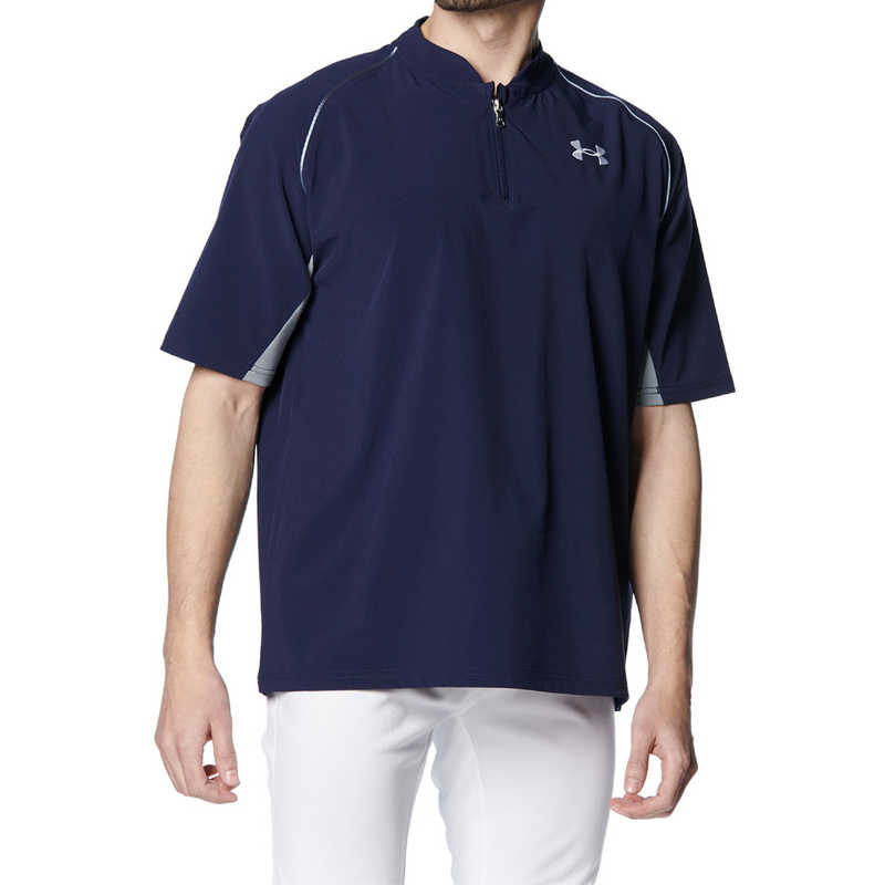 アンダーアーマー　UNDER ARMOUR メンズ UA ヤード ケージ ジャケット Midnight Navy/White MD 1384742 【返品交換不可】　1384742_25FW