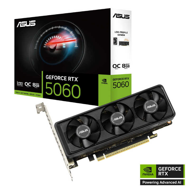 ASUS エイスース　グラフィックボード (RTX5060 / ロープロファイル) ［GeForce ...