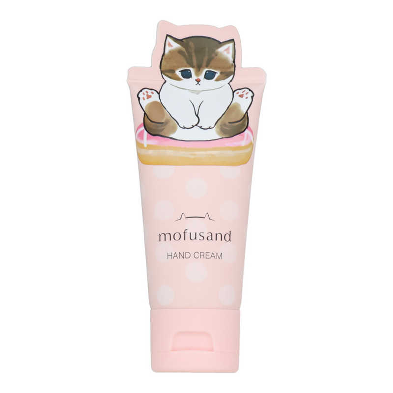 粧美堂　mofusand ダイカットハンドクリーム ピンク