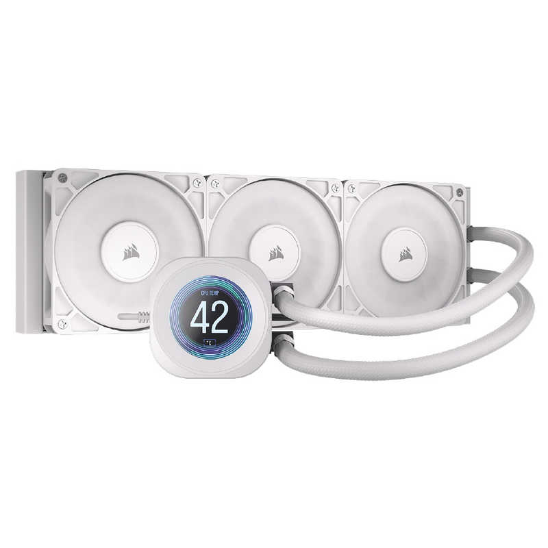 コルセア　CORSAIR　NAUTILUS 360 RS LCD White　CW-9061034-WW