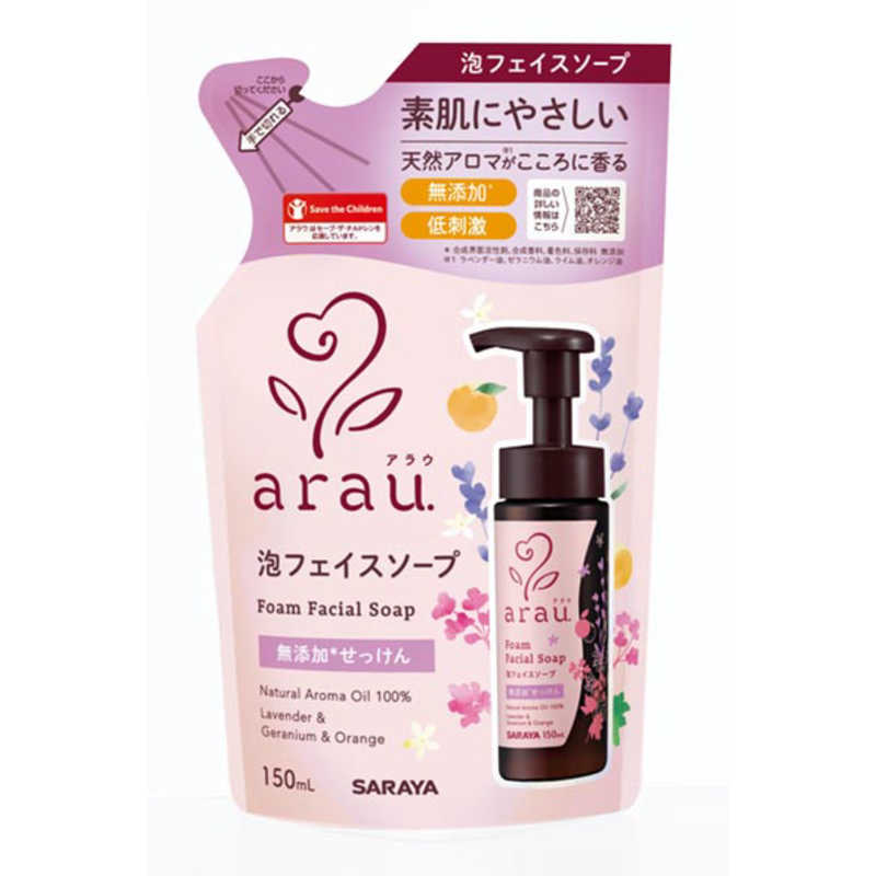 サラヤ アラウ 泡フェイスソープ 詰替 150ml