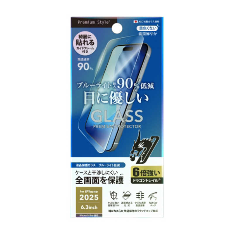 PGAiPhone17 եվݸ饹 DragontrailPG-25AGL02BL