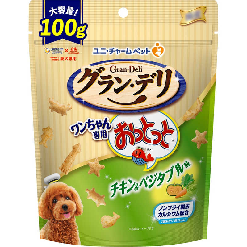 ユニチャーム　グラン・デリ ワンちゃん専用おっとっと 100g チキン＆ベジタブル味