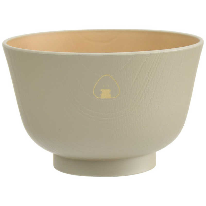逸品　ぎゅっとおにぎりさん 抗菌汁椀 のり/あま　47130